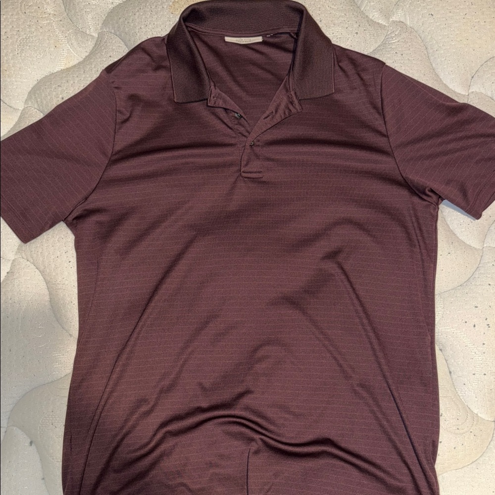 Perry Ellis Deep Purple Polo Shirt